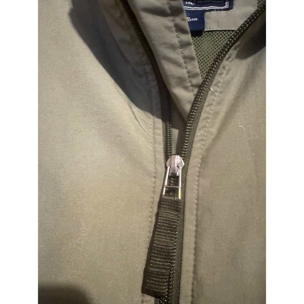 VTG Polo Sport Ralph Lauren Men XL Olive Green Full Zip Windbreaker Jacket Nylon - Picture 4 of 14